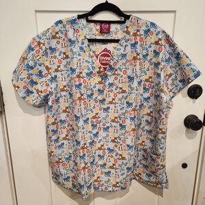 Plus Size Scrub Top